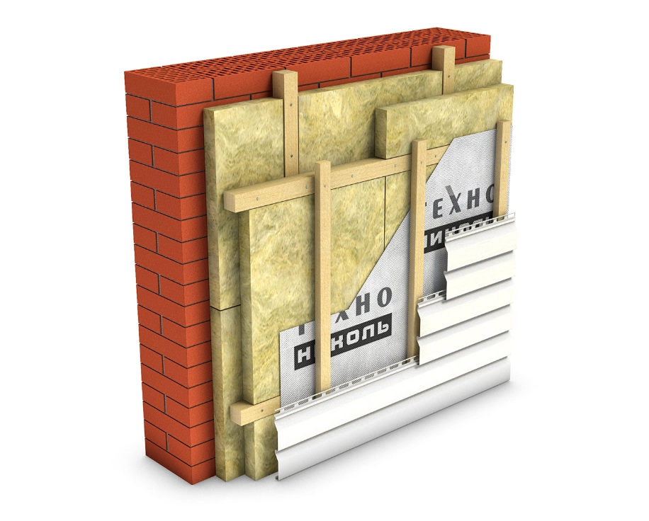 Утеплитель стен под сайдинг